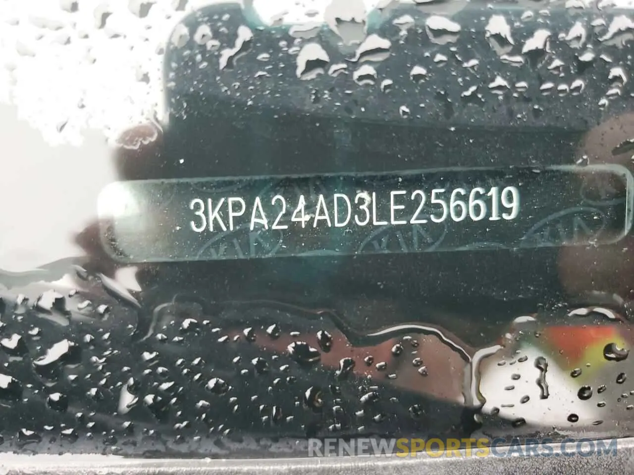 12 Photograph of a damaged car 3KPA24AD3LE256619 KIA RIO 2020