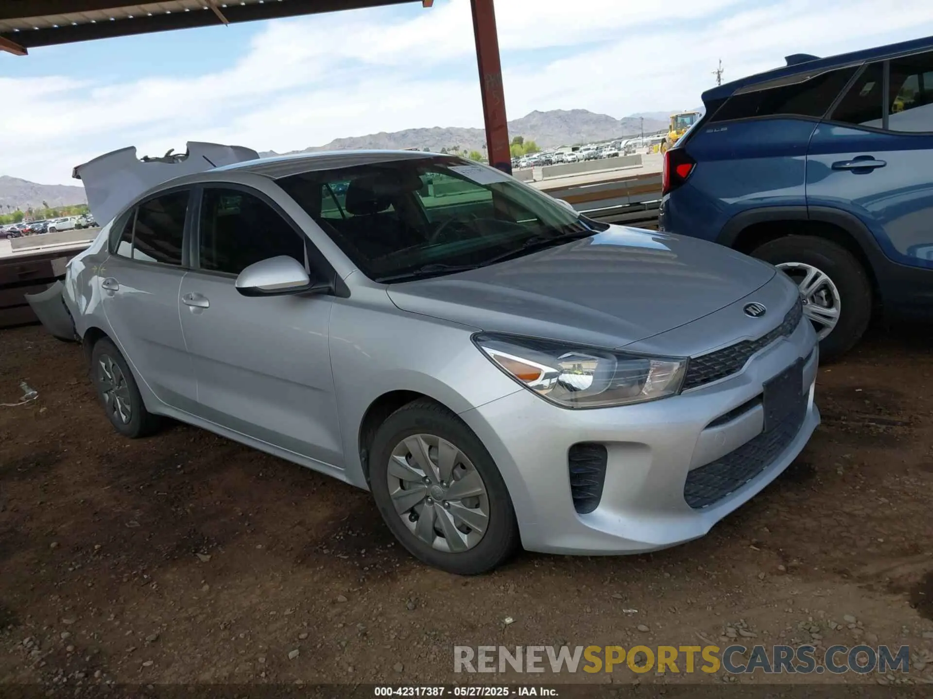1 Photograph of a damaged car 3KPA24AD3LE273260 KIA RIO 2020