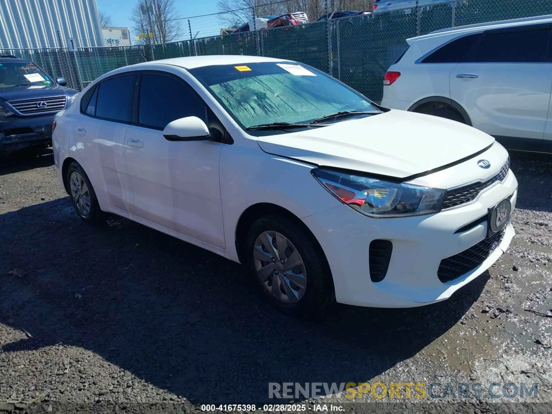 1 Photograph of a damaged car 3KPA24AD3LE279494 KIA RIO 2020
