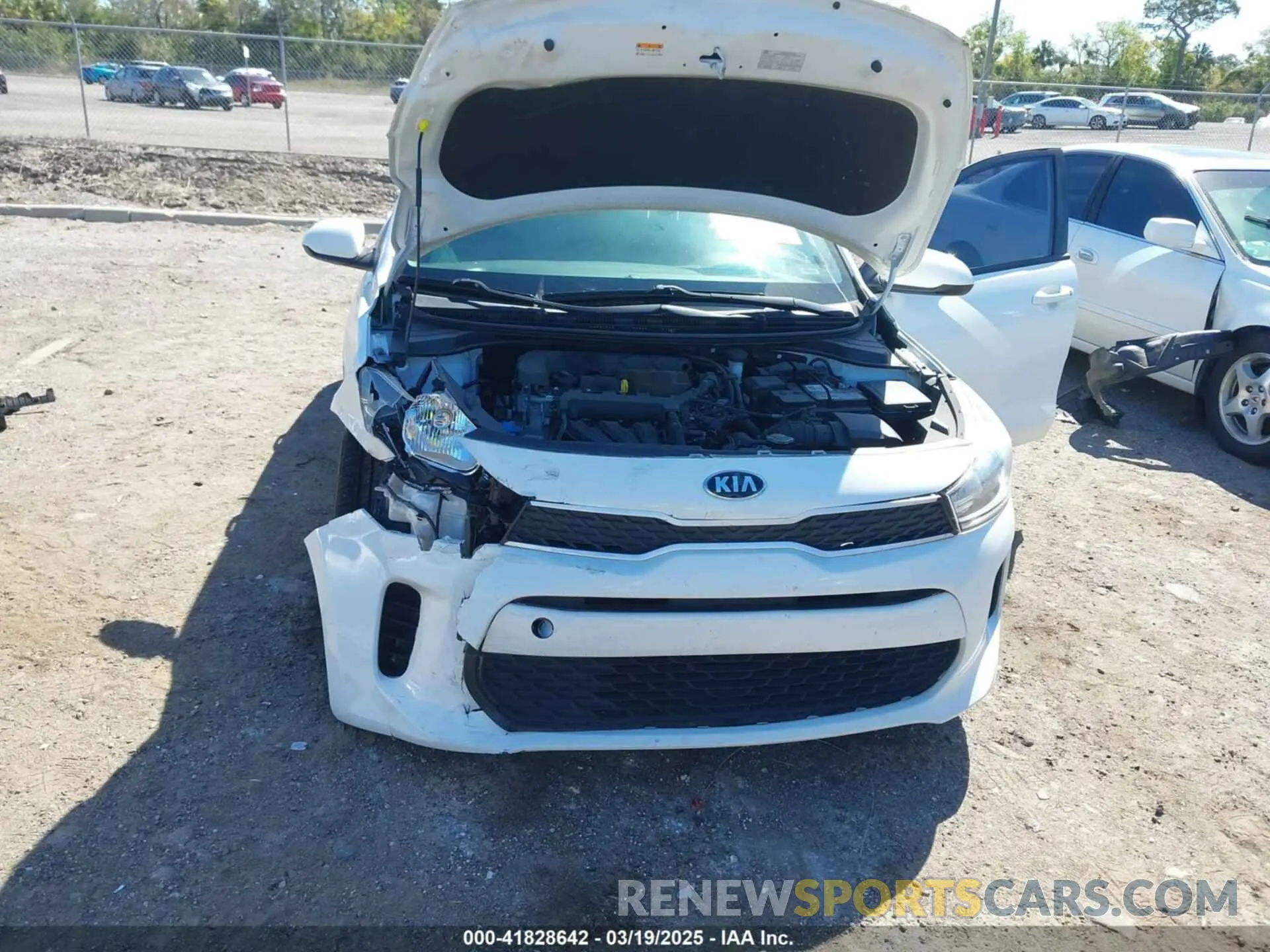 6 Photograph of a damaged car 3KPA24AD3LE297123 KIA RIO 2020