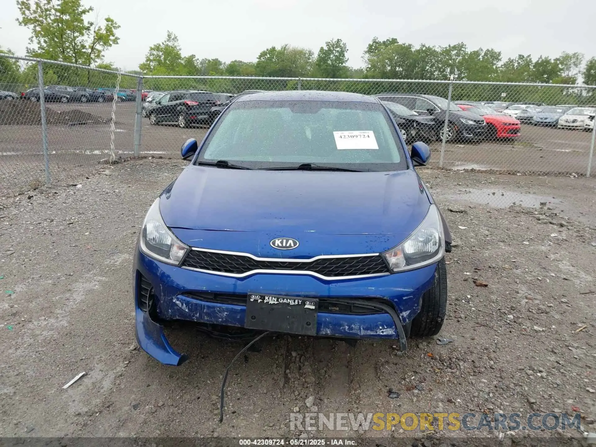 13 Photograph of a damaged car 3KPA24AD3LE311747 KIA RIO 2020