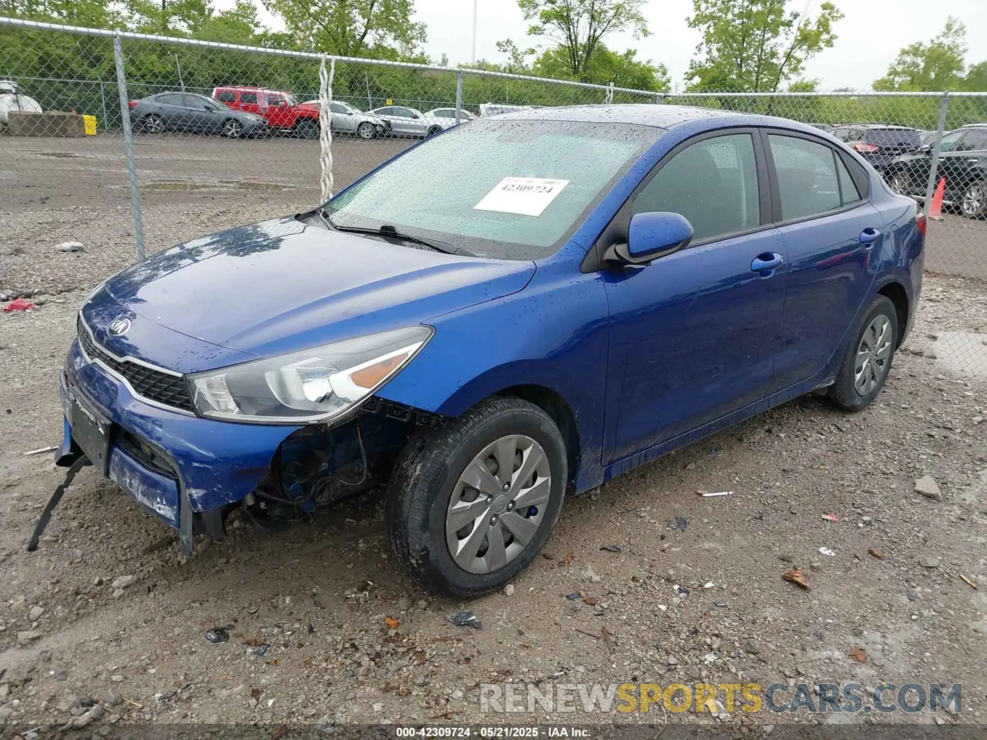 2 Photograph of a damaged car 3KPA24AD3LE311747 KIA RIO 2020