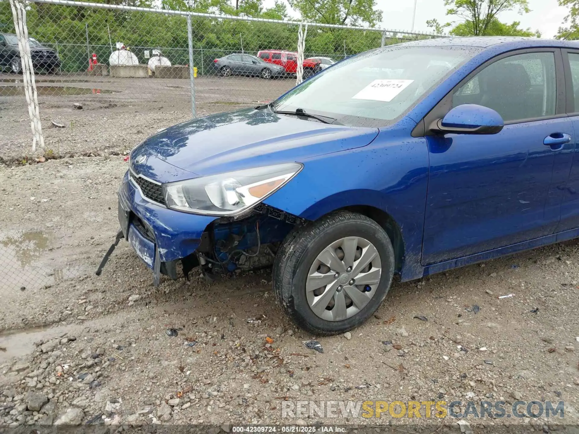 6 Photograph of a damaged car 3KPA24AD3LE311747 KIA RIO 2020