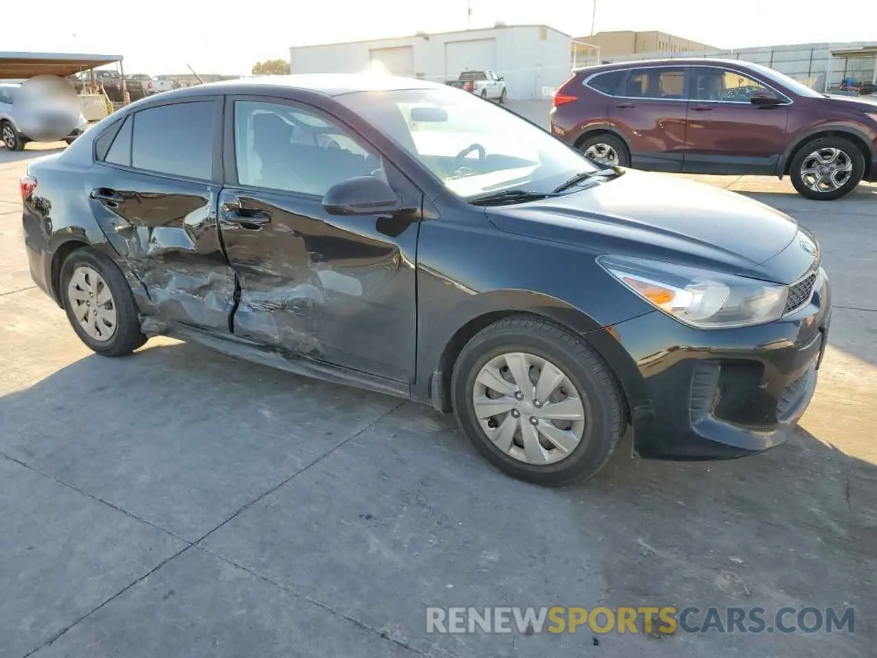 4 Photograph of a damaged car 3KPA24AD3LE335045 KIA RIO 2020