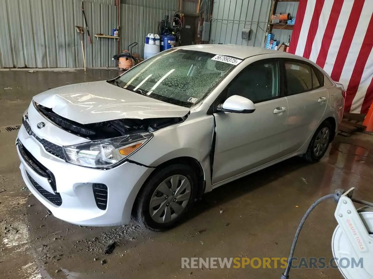1 Photograph of a damaged car 3KPA24AD3LE357403 KIA RIO 2020