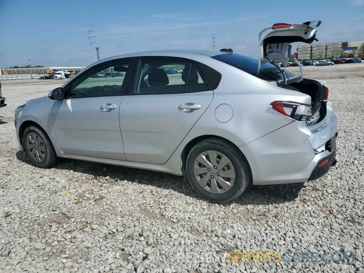 2 Photograph of a damaged car 3KPA24AD4LE266575 KIA RIO 2020