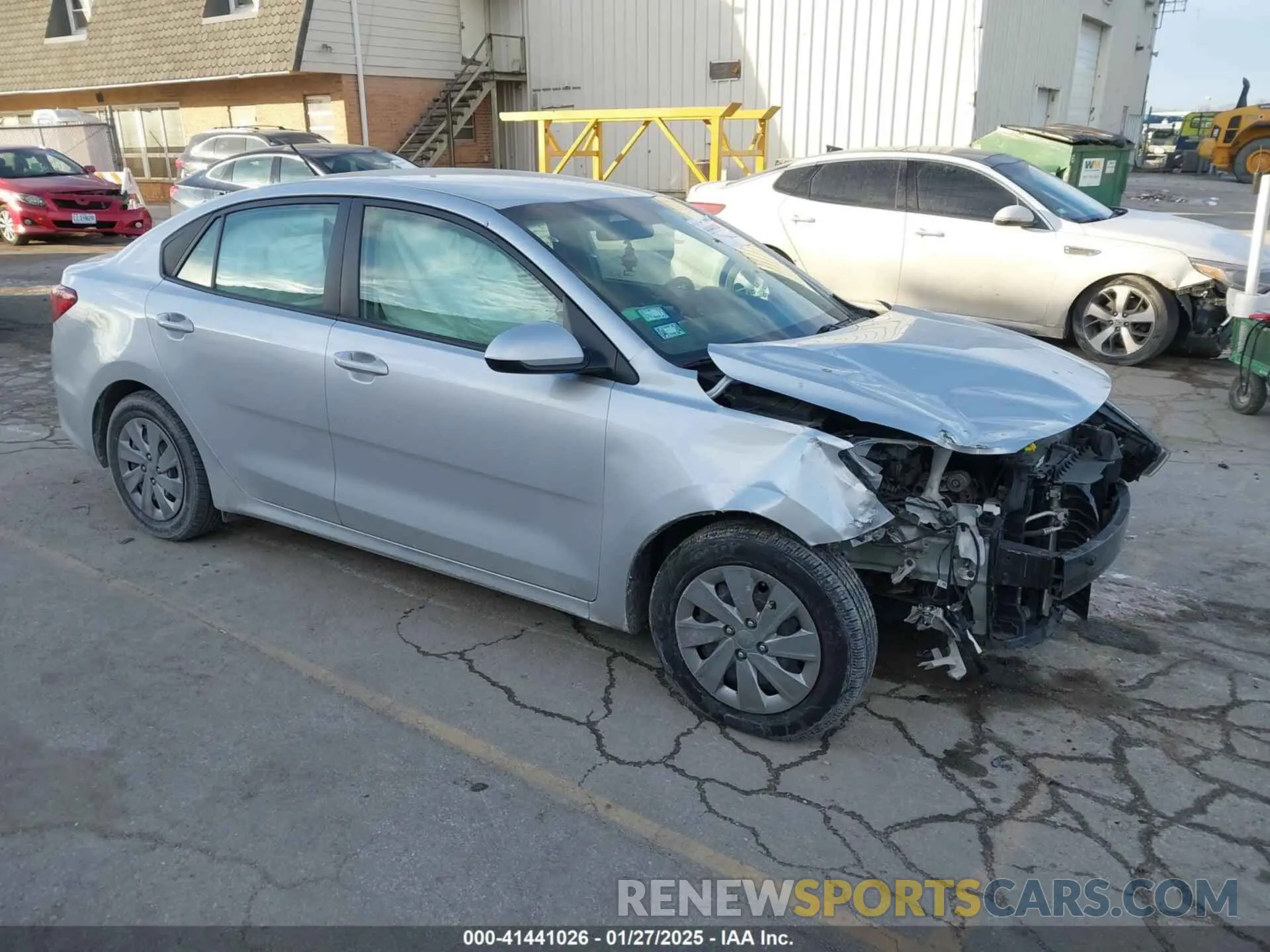 1 Photograph of a damaged car 3KPA24AD4LE279889 KIA RIO 2020