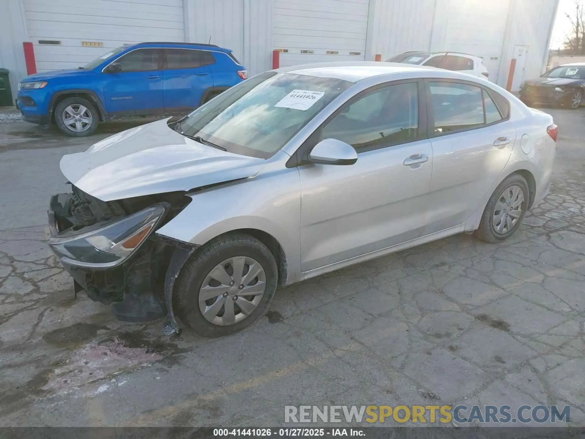 2 Photograph of a damaged car 3KPA24AD4LE279889 KIA RIO 2020