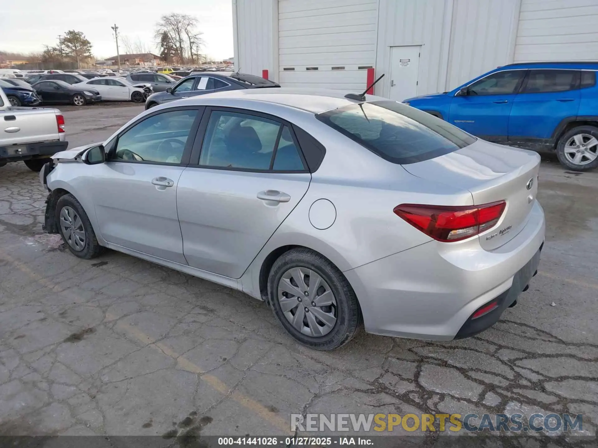 3 Photograph of a damaged car 3KPA24AD4LE279889 KIA RIO 2020