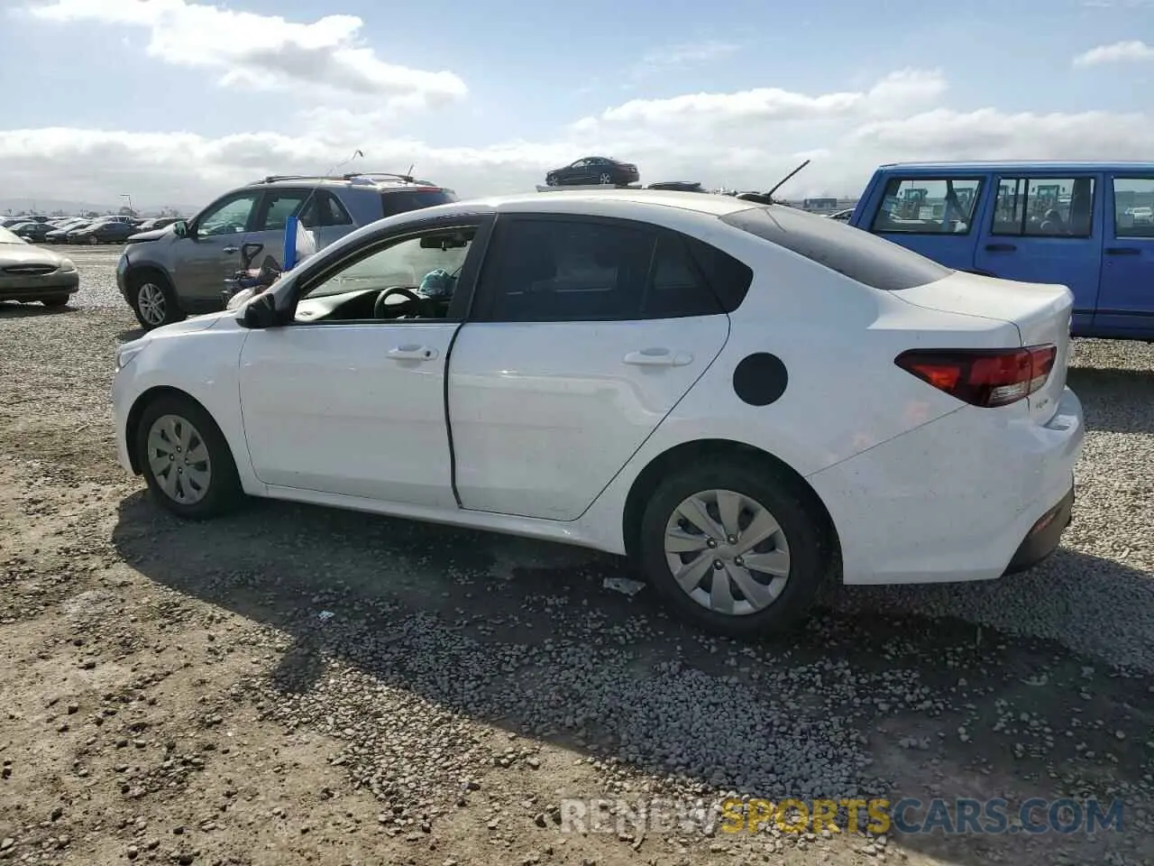 2 Photograph of a damaged car 3KPA24AD4LE312552 KIA RIO 2020
