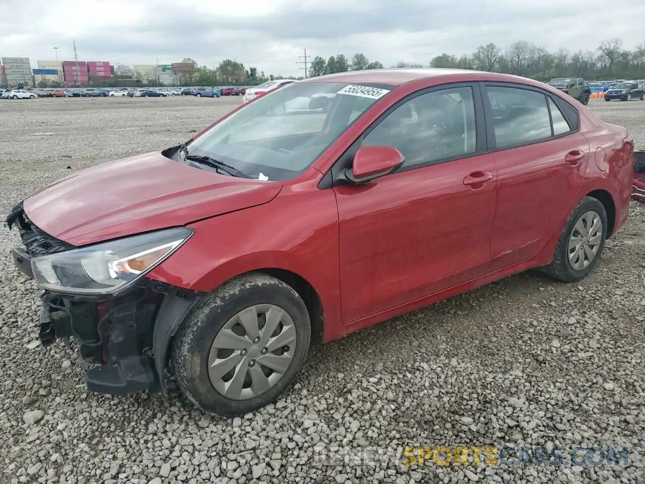 1 Photograph of a damaged car 3KPA24AD4LE318111 KIA RIO 2020