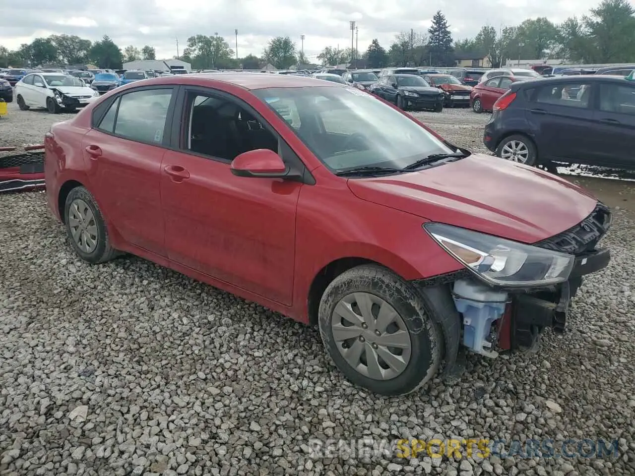 4 Photograph of a damaged car 3KPA24AD4LE318111 KIA RIO 2020