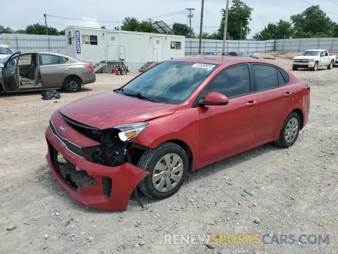 1 Photograph of a damaged car 3KPA24AD4LE330775 KIA RIO 2020