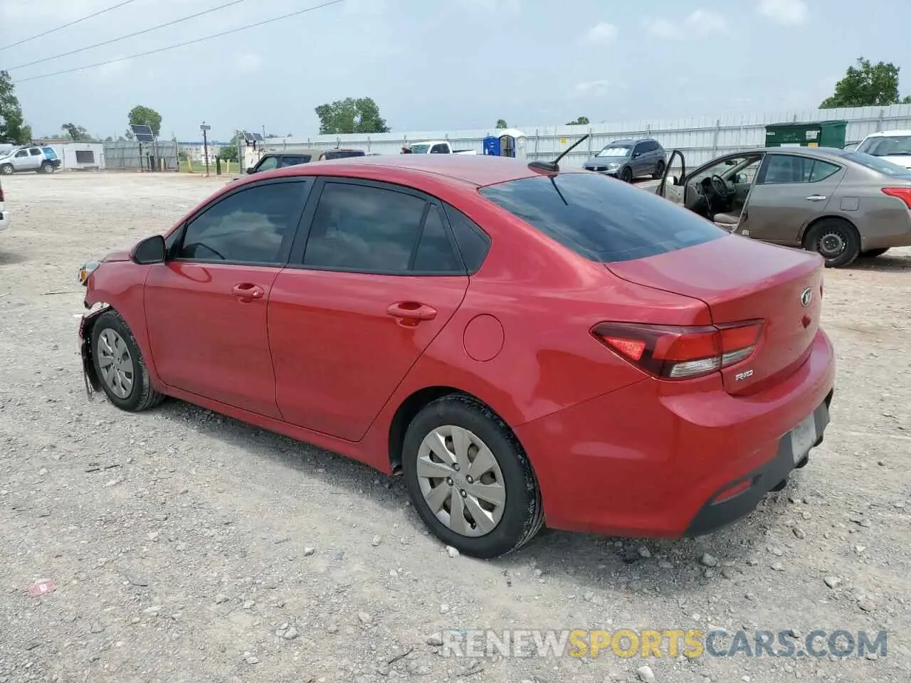 2 Photograph of a damaged car 3KPA24AD4LE330775 KIA RIO 2020
