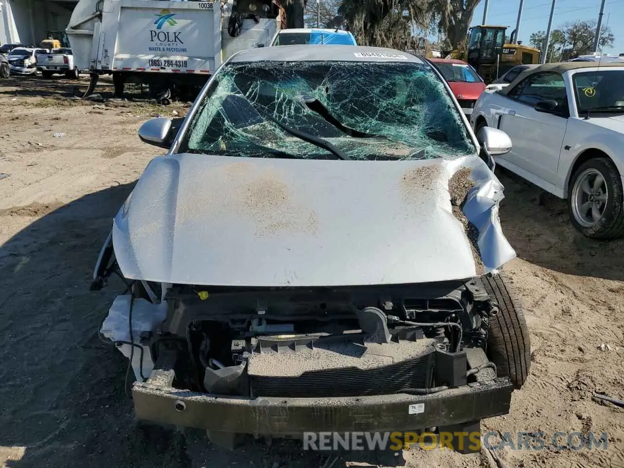 5 Photograph of a damaged car 3KPA24AD4LE336401 KIA RIO 2020