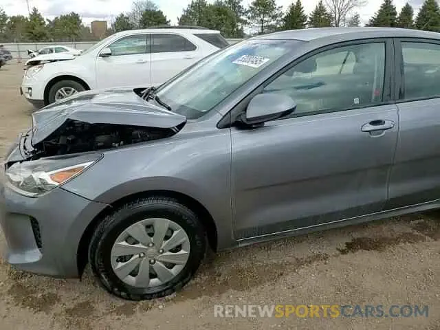 13 Photograph of a damaged car 3KPA24AD4LE337628 KIA RIO 2020