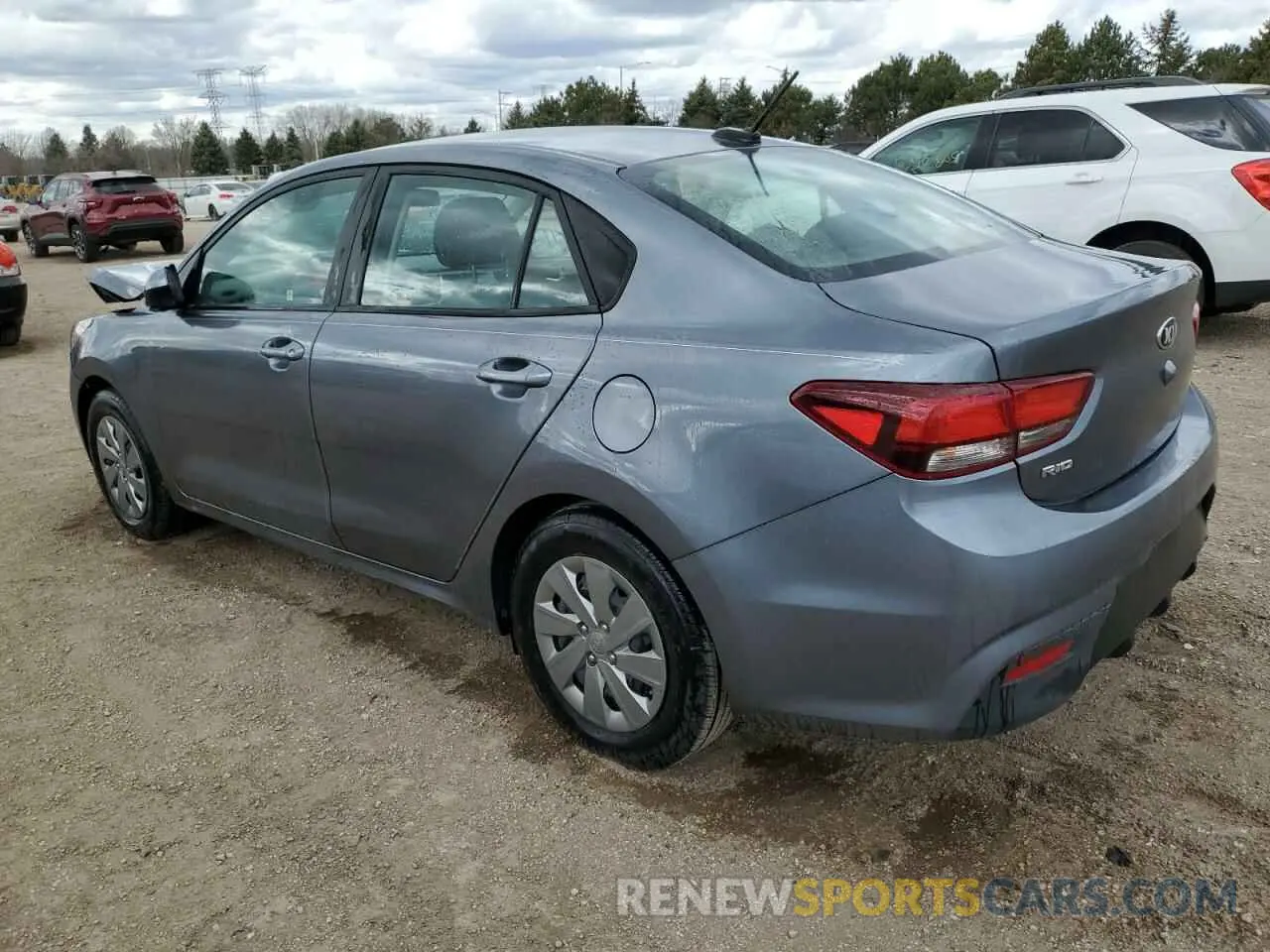 2 Photograph of a damaged car 3KPA24AD4LE337628 KIA RIO 2020