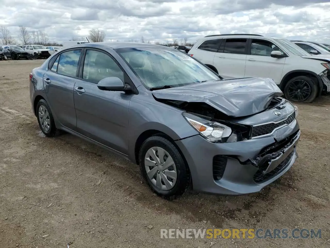 4 Photograph of a damaged car 3KPA24AD4LE337628 KIA RIO 2020