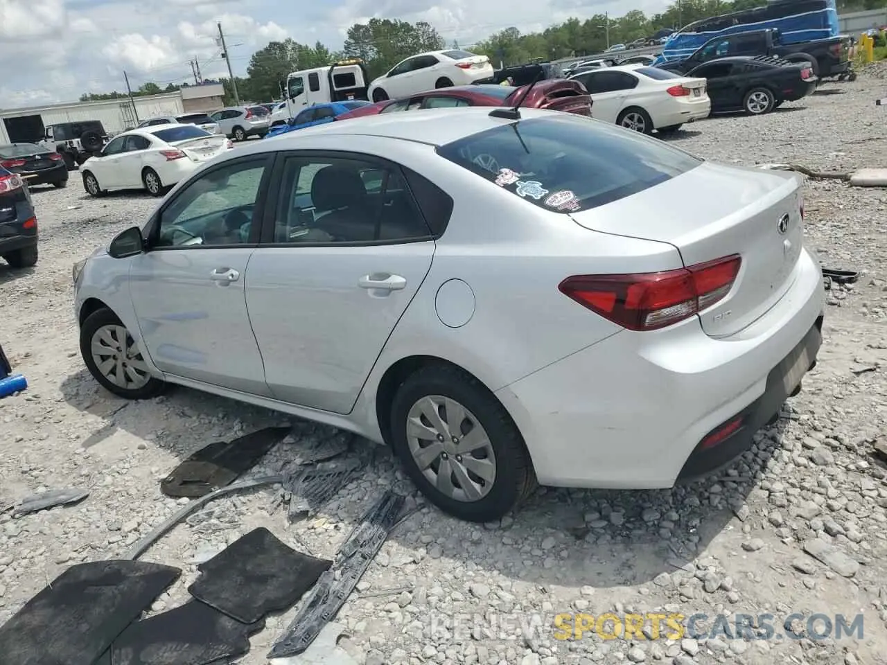 2 Photograph of a damaged car 3KPA24AD4LE363484 KIA RIO 2020
