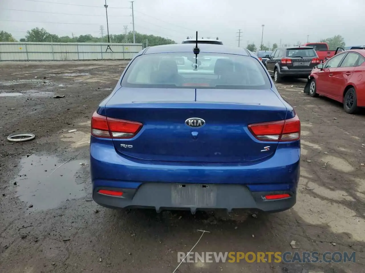 6 Photograph of a damaged car 3KPA24AD5LE282722 KIA RIO 2020