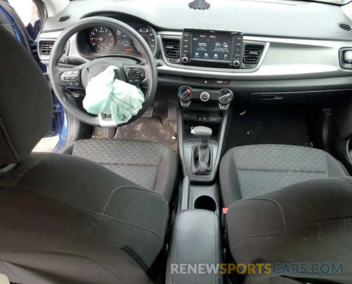 8 Photograph of a damaged car 3KPA24AD5LE282722 KIA RIO 2020