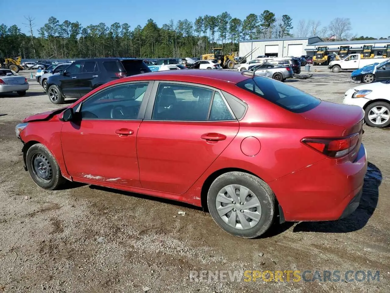 2 Photograph of a damaged car 3KPA24AD5LE284583 KIA RIO 2020