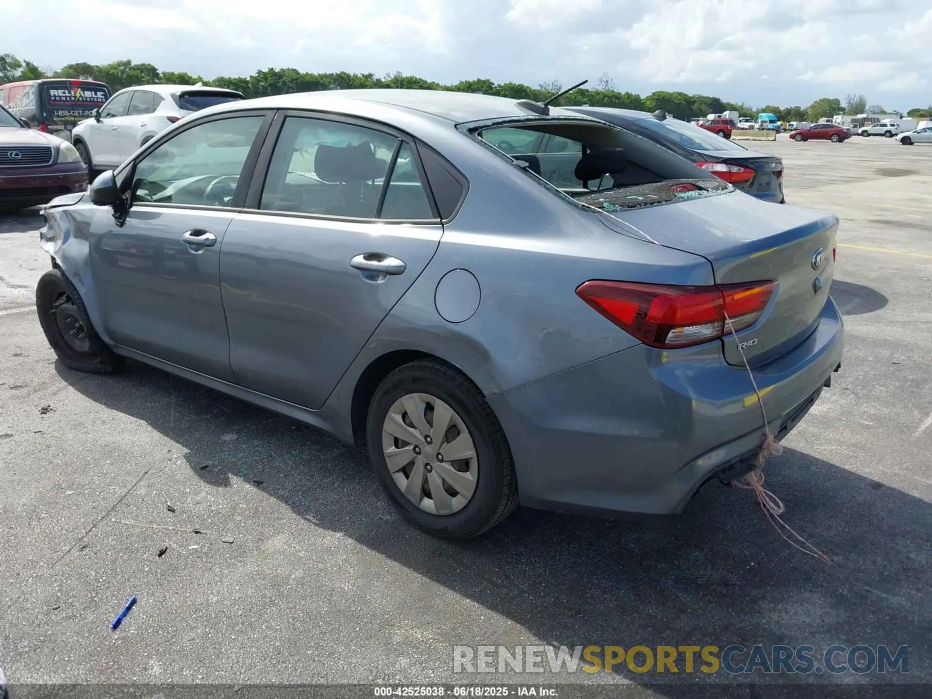 3 Photograph of a damaged car 3KPA24AD5LE295972 KIA RIO 2020