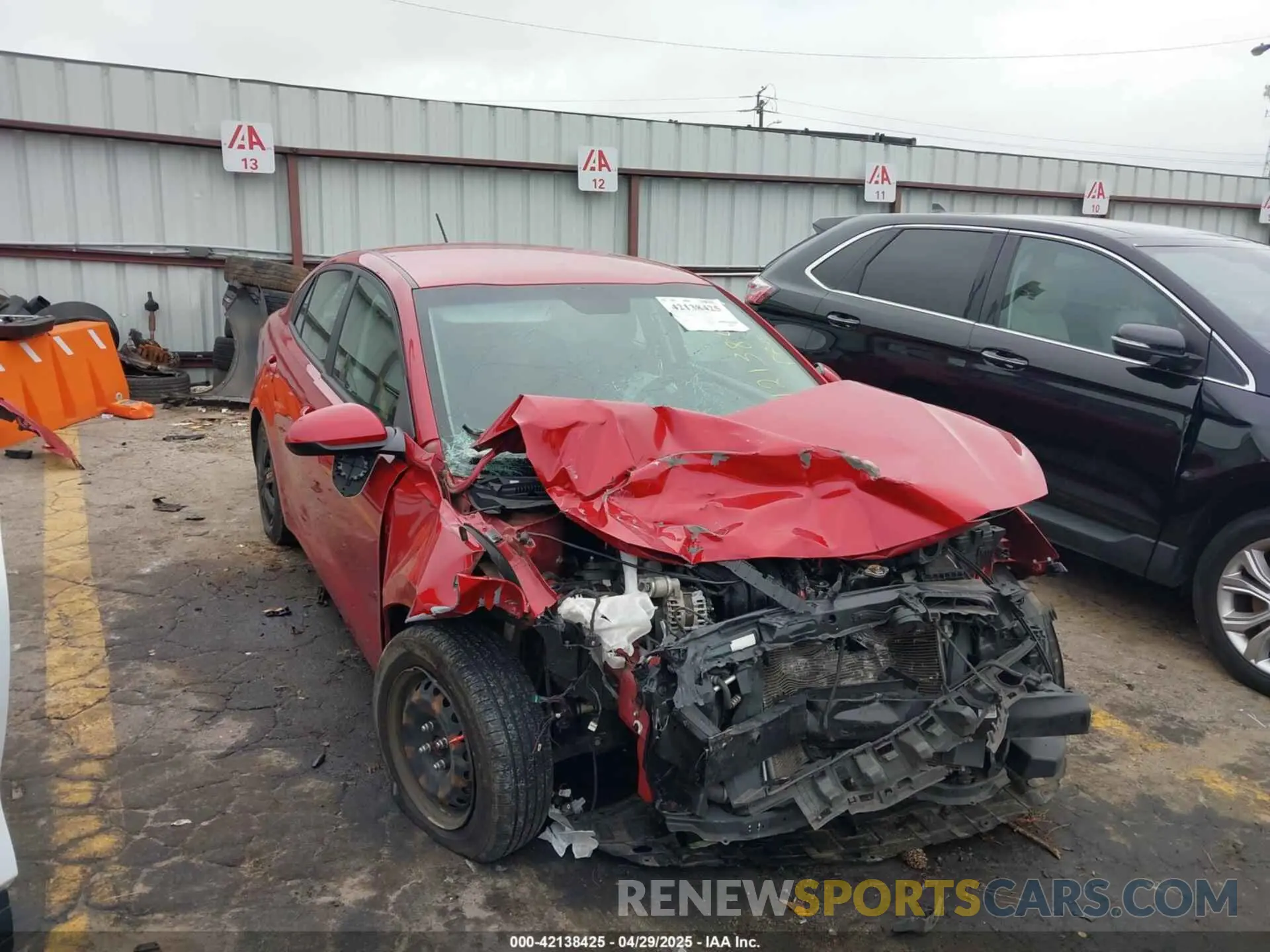 1 Photograph of a damaged car 3KPA24AD5LE298905 KIA RIO 2020