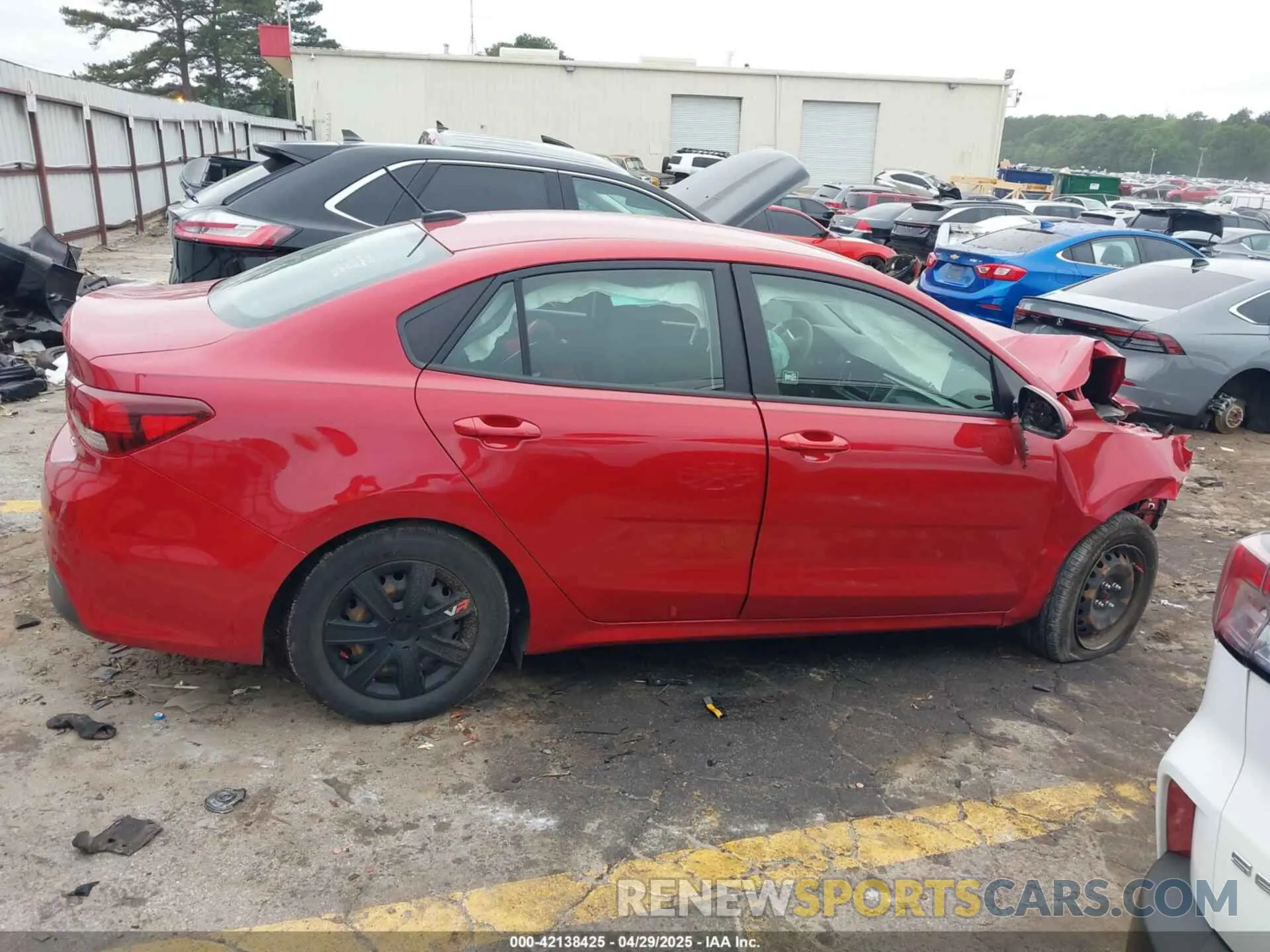14 Photograph of a damaged car 3KPA24AD5LE298905 KIA RIO 2020