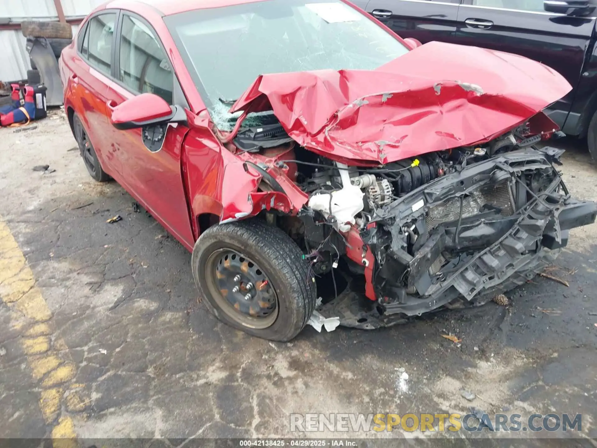 6 Photograph of a damaged car 3KPA24AD5LE298905 KIA RIO 2020