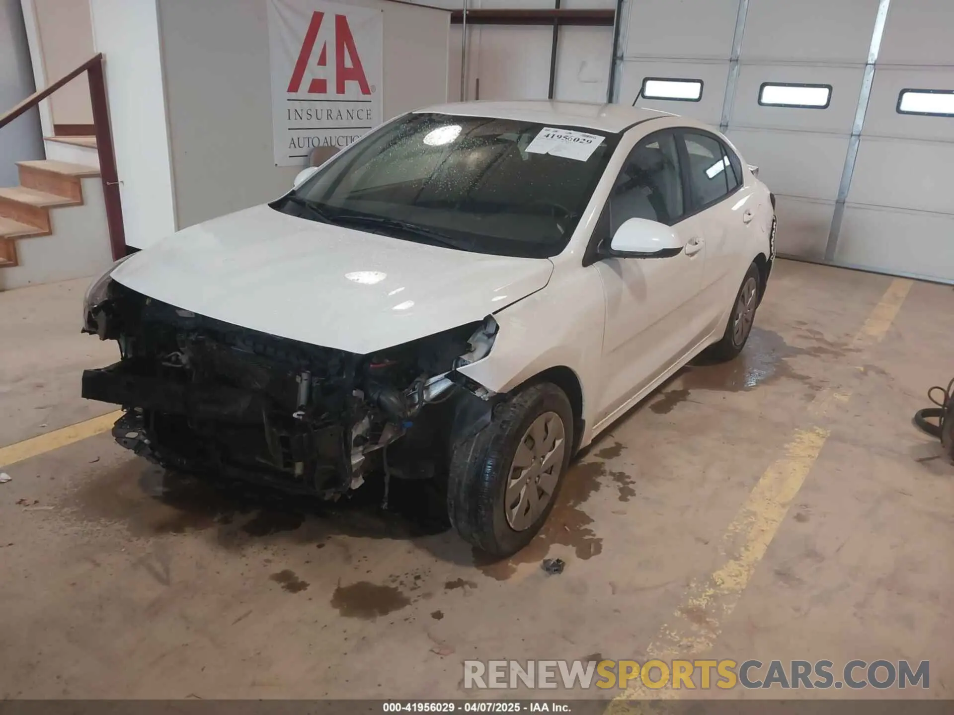 2 Photograph of a damaged car 3KPA24AD5LE311331 KIA RIO 2020