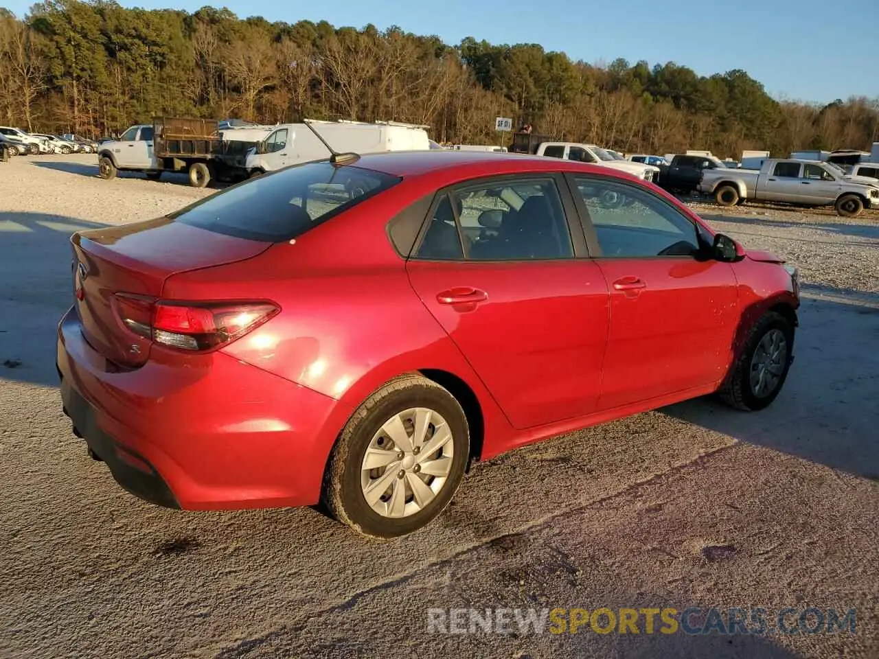 3 Photograph of a damaged car 3KPA24AD5LE319154 KIA RIO 2020