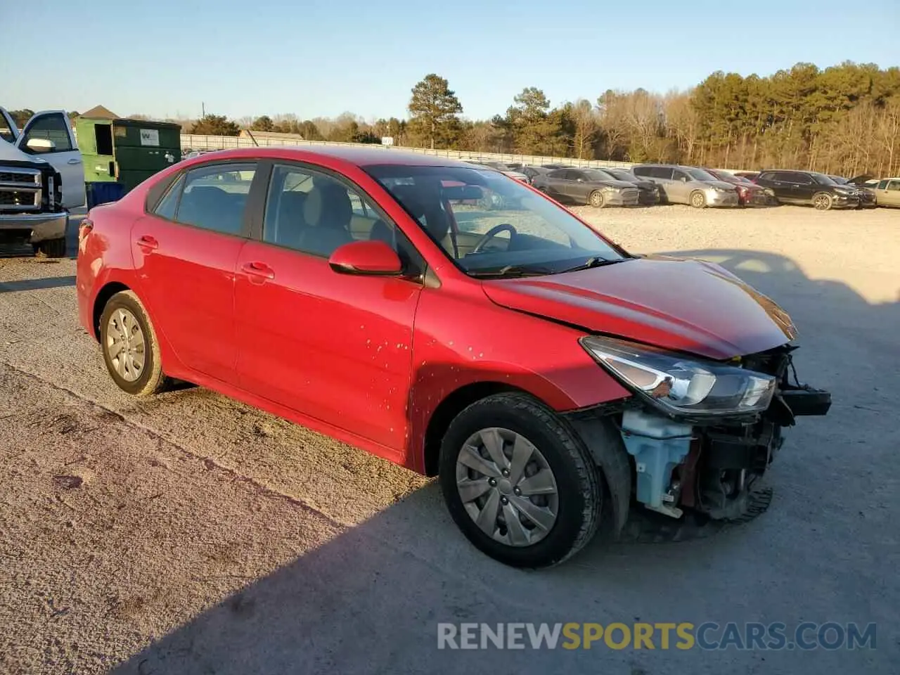 4 Photograph of a damaged car 3KPA24AD5LE319154 KIA RIO 2020