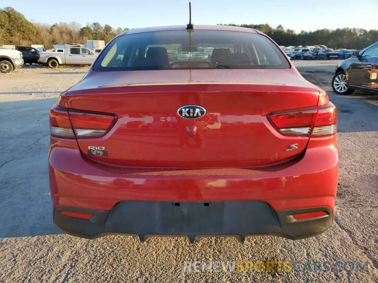 6 Photograph of a damaged car 3KPA24AD5LE319154 KIA RIO 2020