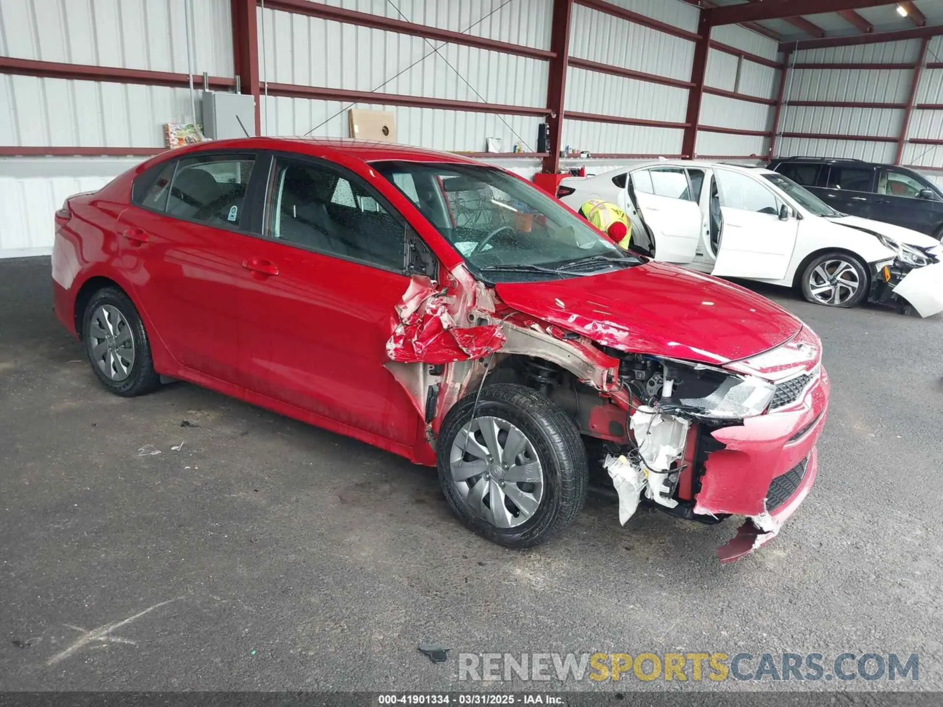 1 Photograph of a damaged car 3KPA24AD5LE330901 KIA RIO 2020