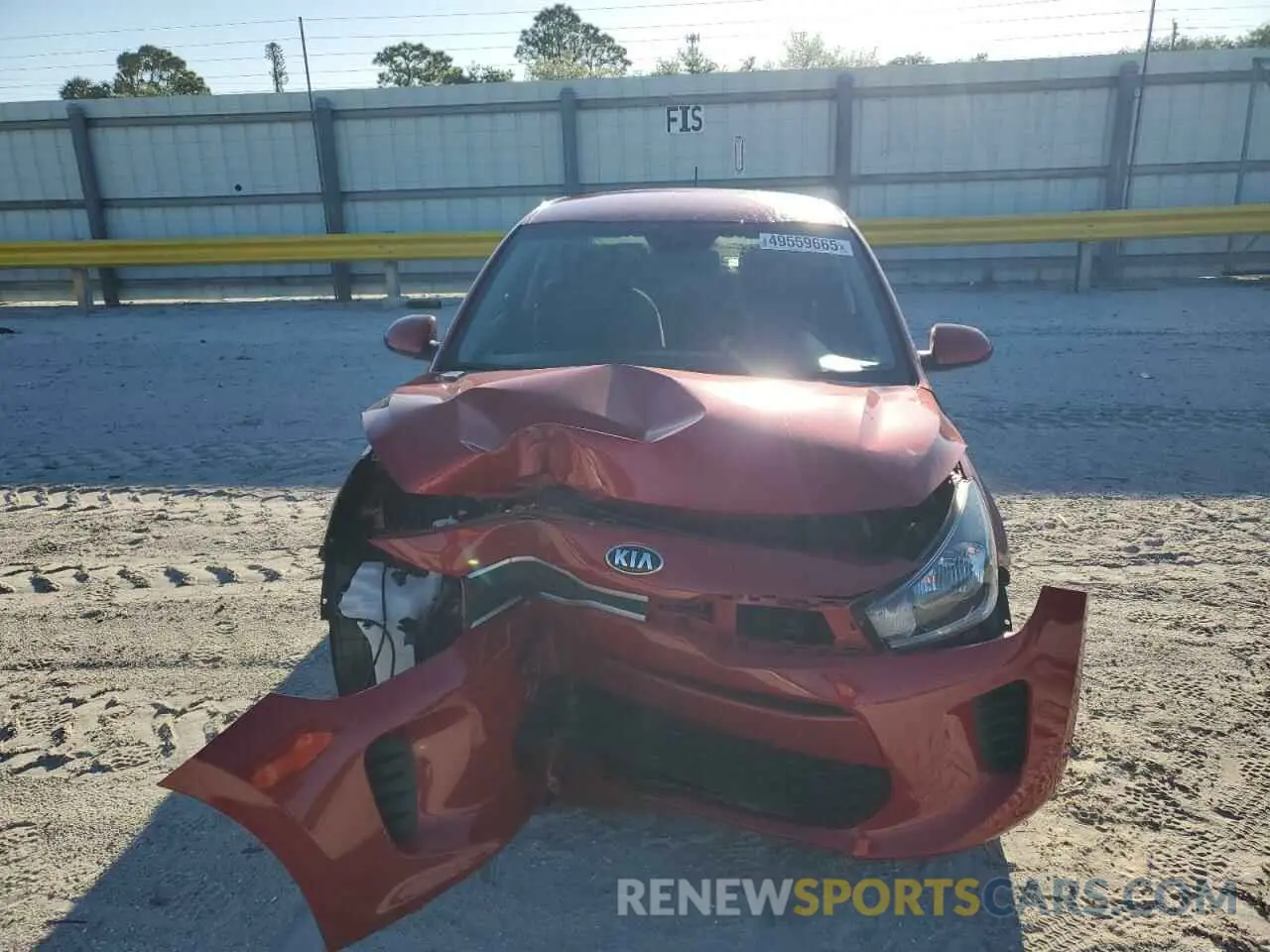 5 Photograph of a damaged car 3KPA24AD5LE338755 KIA RIO 2020