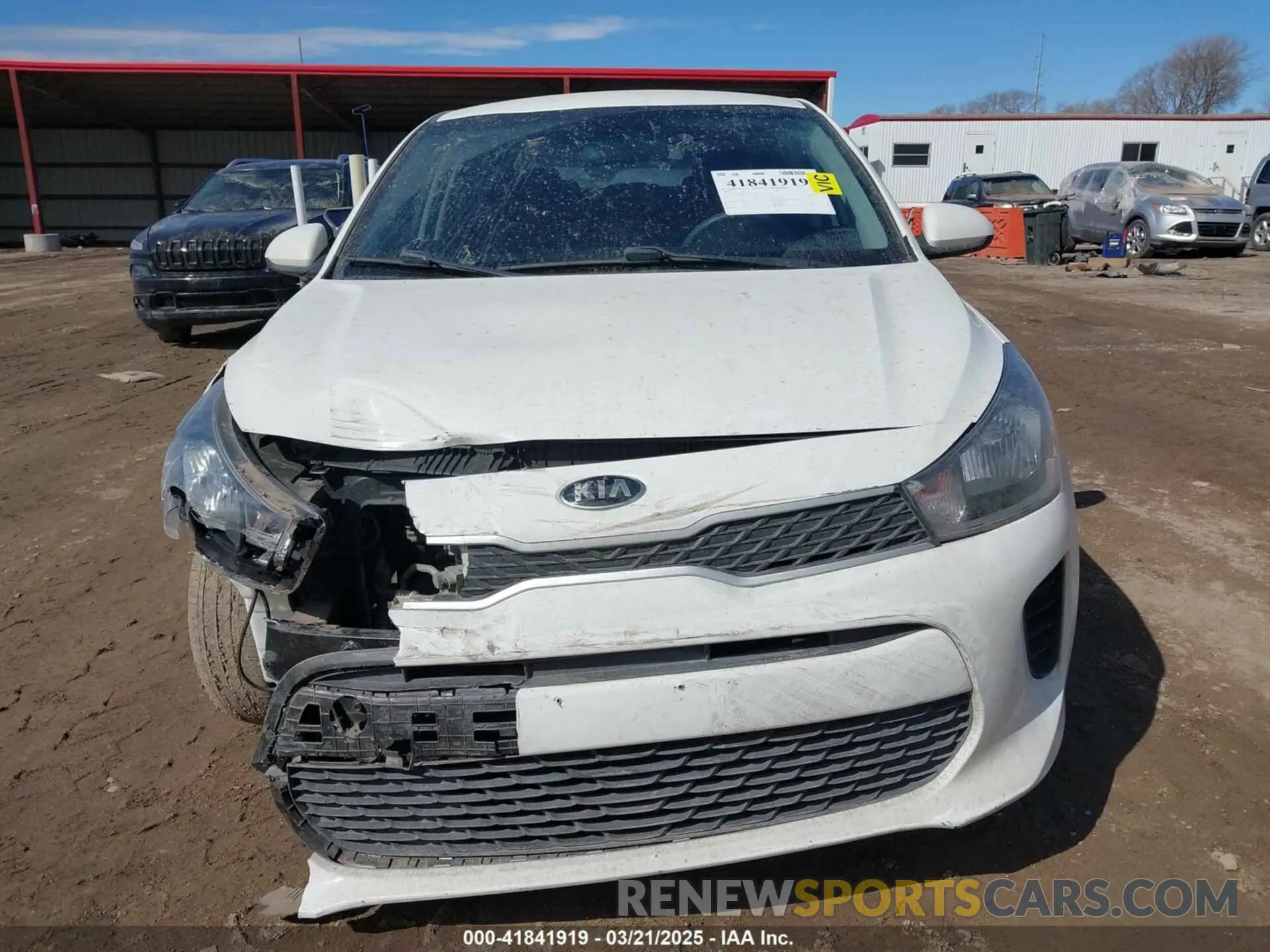 12 Photograph of a damaged car 3KPA24AD6LE261393 KIA RIO 2020