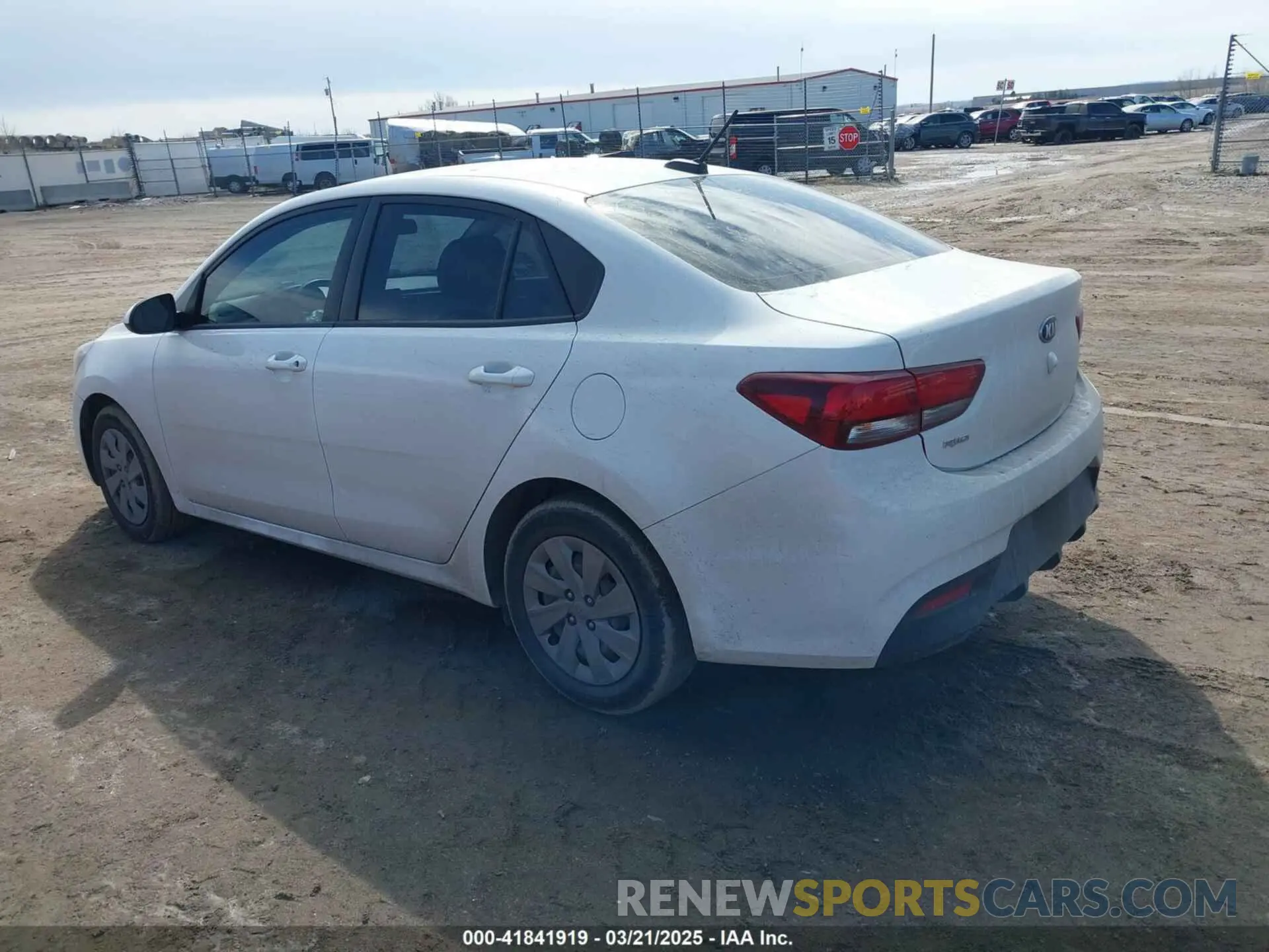 3 Photograph of a damaged car 3KPA24AD6LE261393 KIA RIO 2020