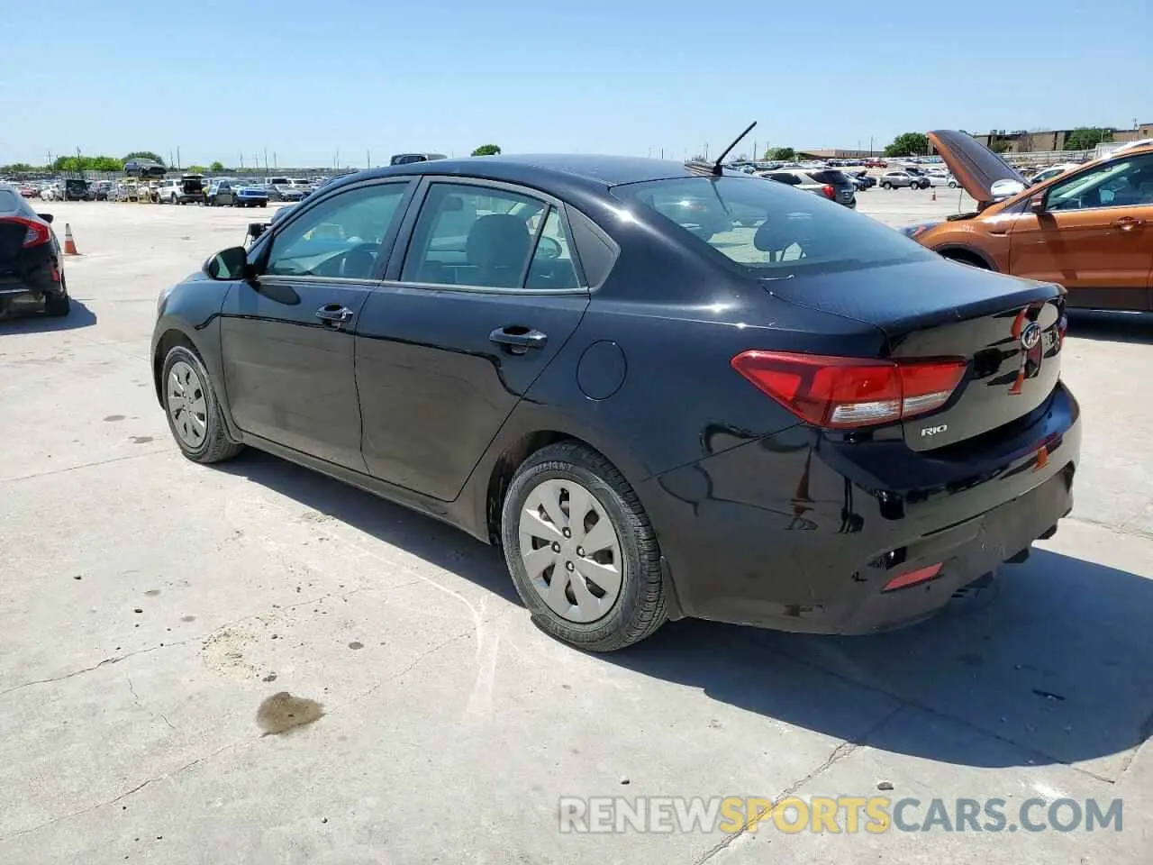 2 Photograph of a damaged car 3KPA24AD6LE282471 KIA RIO 2020
