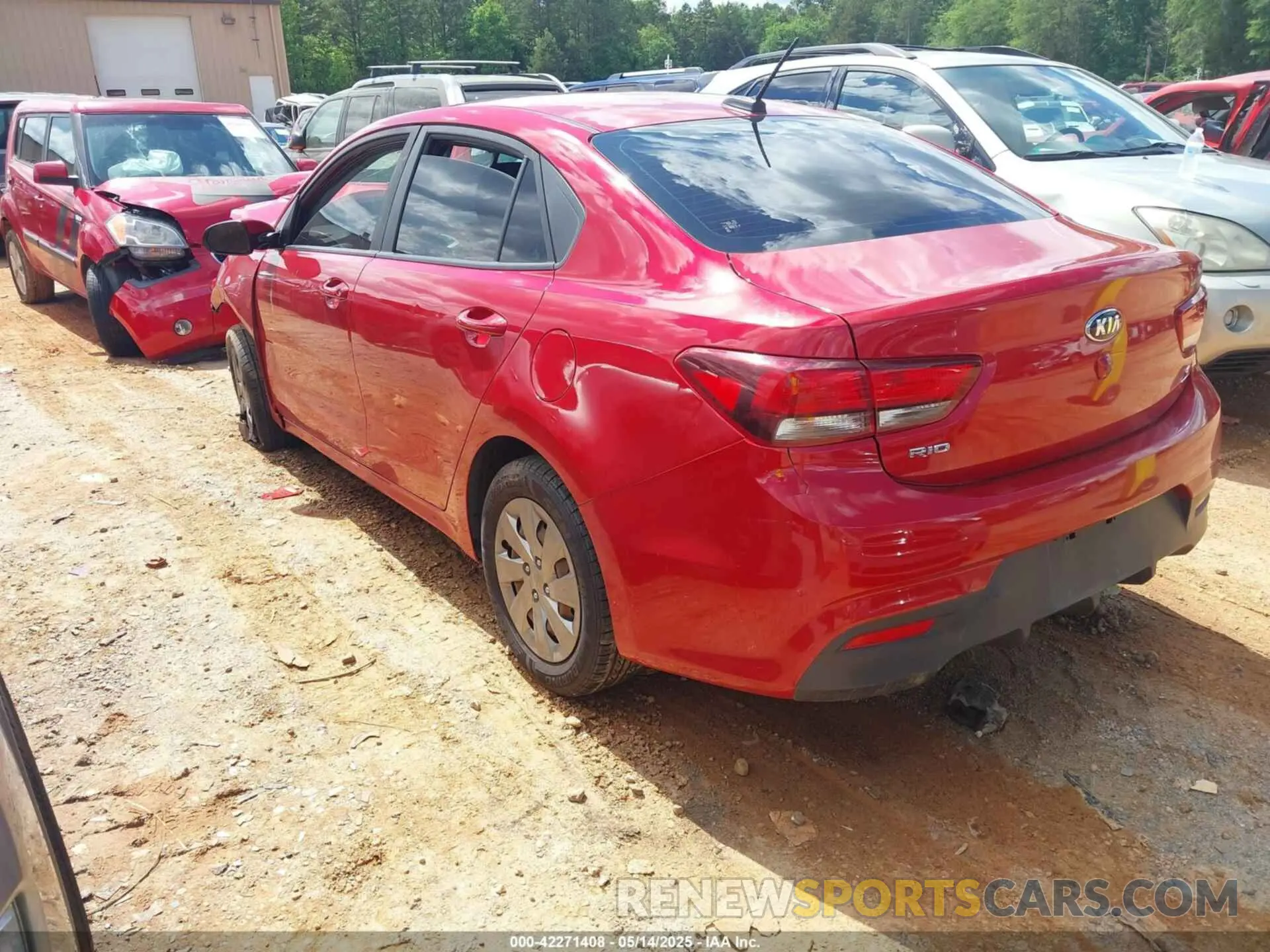 3 Photograph of a damaged car 3KPA24AD6LE284320 KIA RIO 2020