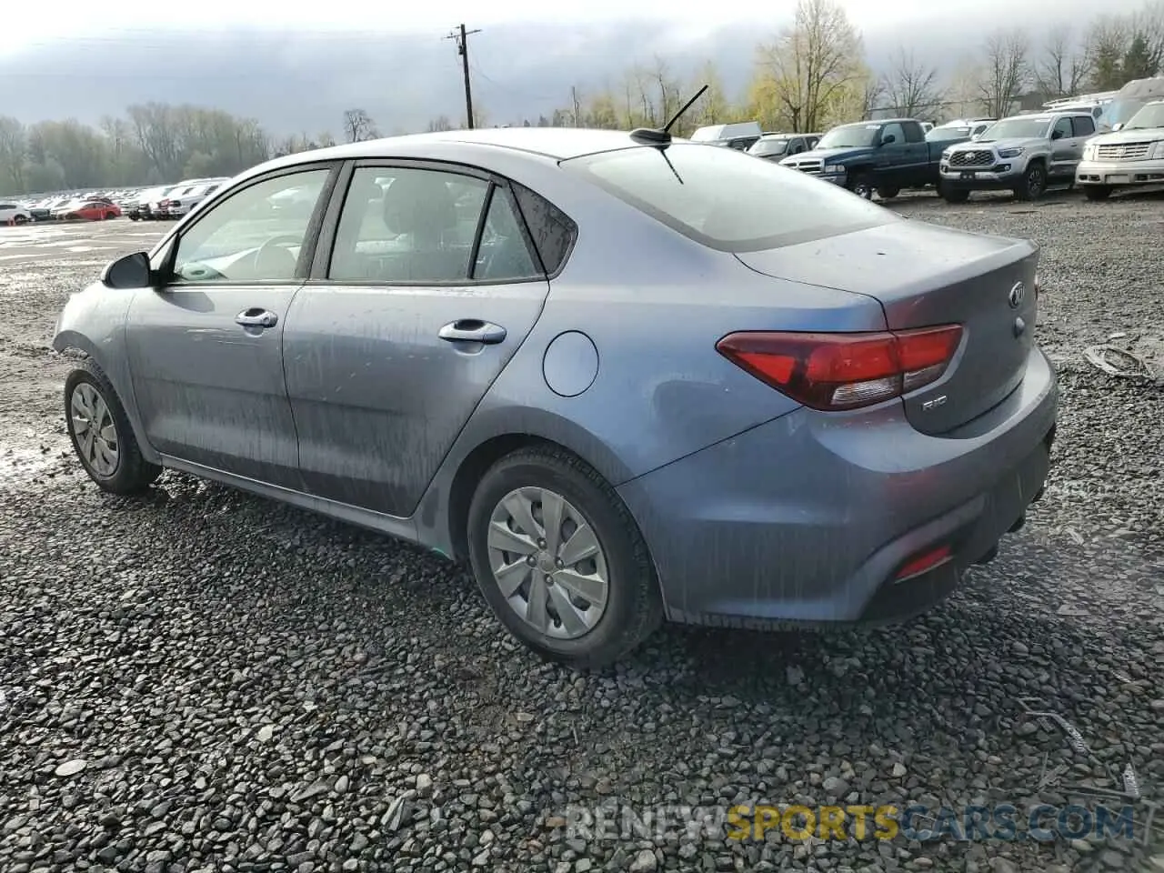 2 Photograph of a damaged car 3KPA24AD6LE284446 KIA RIO 2020