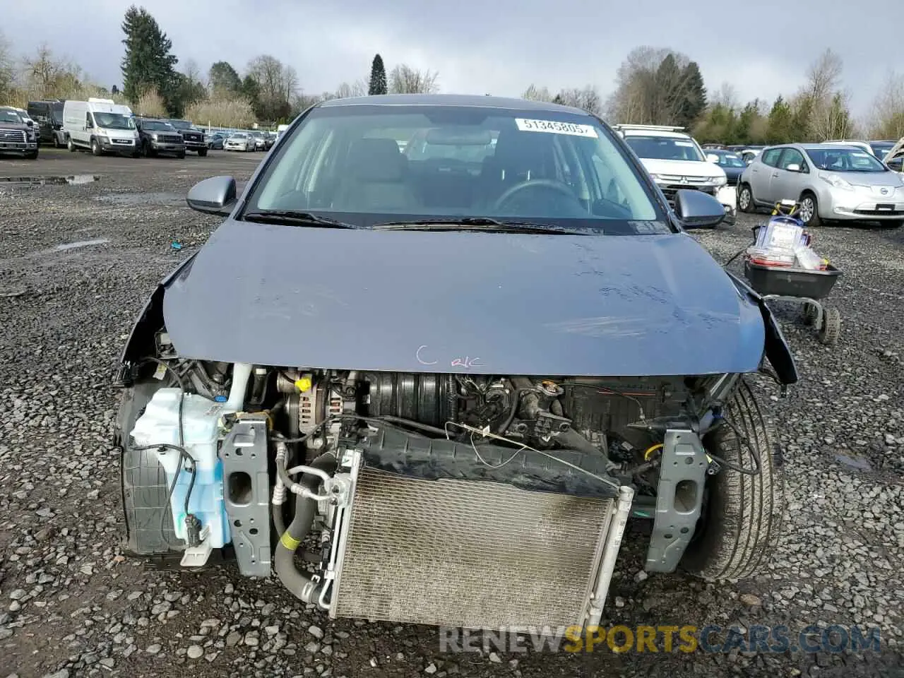 5 Photograph of a damaged car 3KPA24AD6LE284446 KIA RIO 2020