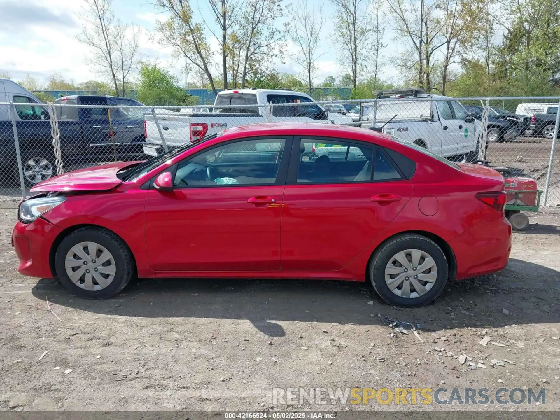14 Photograph of a damaged car 3KPA24AD6LE311693 KIA RIO 2020