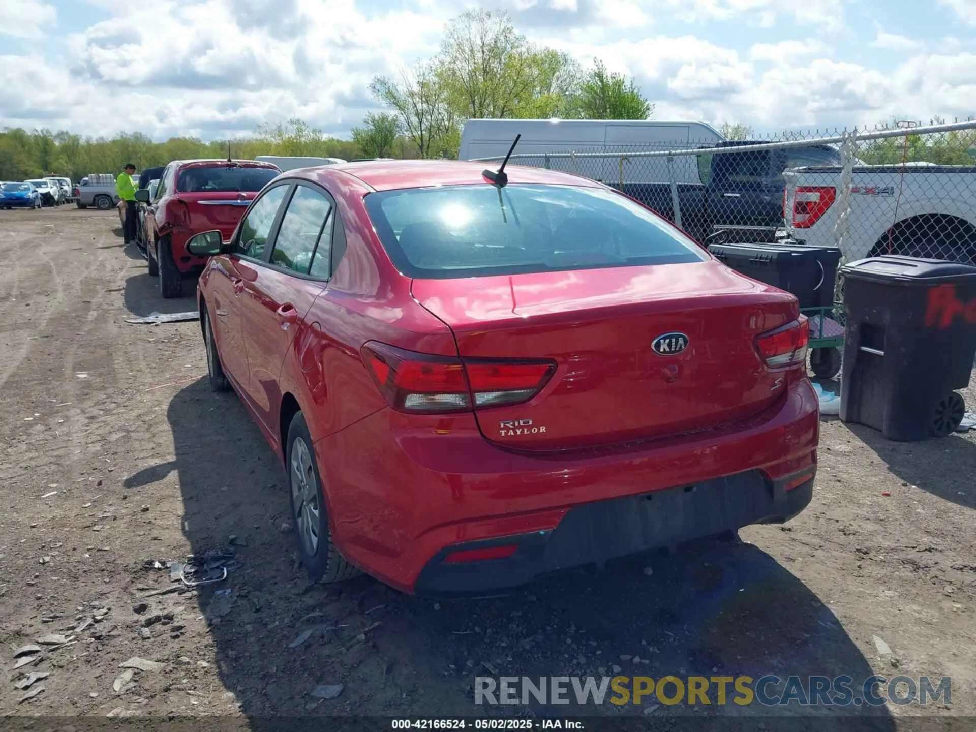 3 Photograph of a damaged car 3KPA24AD6LE311693 KIA RIO 2020