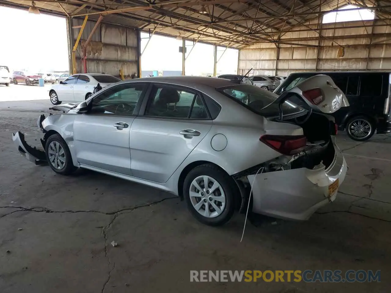 2 Photograph of a damaged car 3KPA24AD6LE328557 KIA RIO 2020