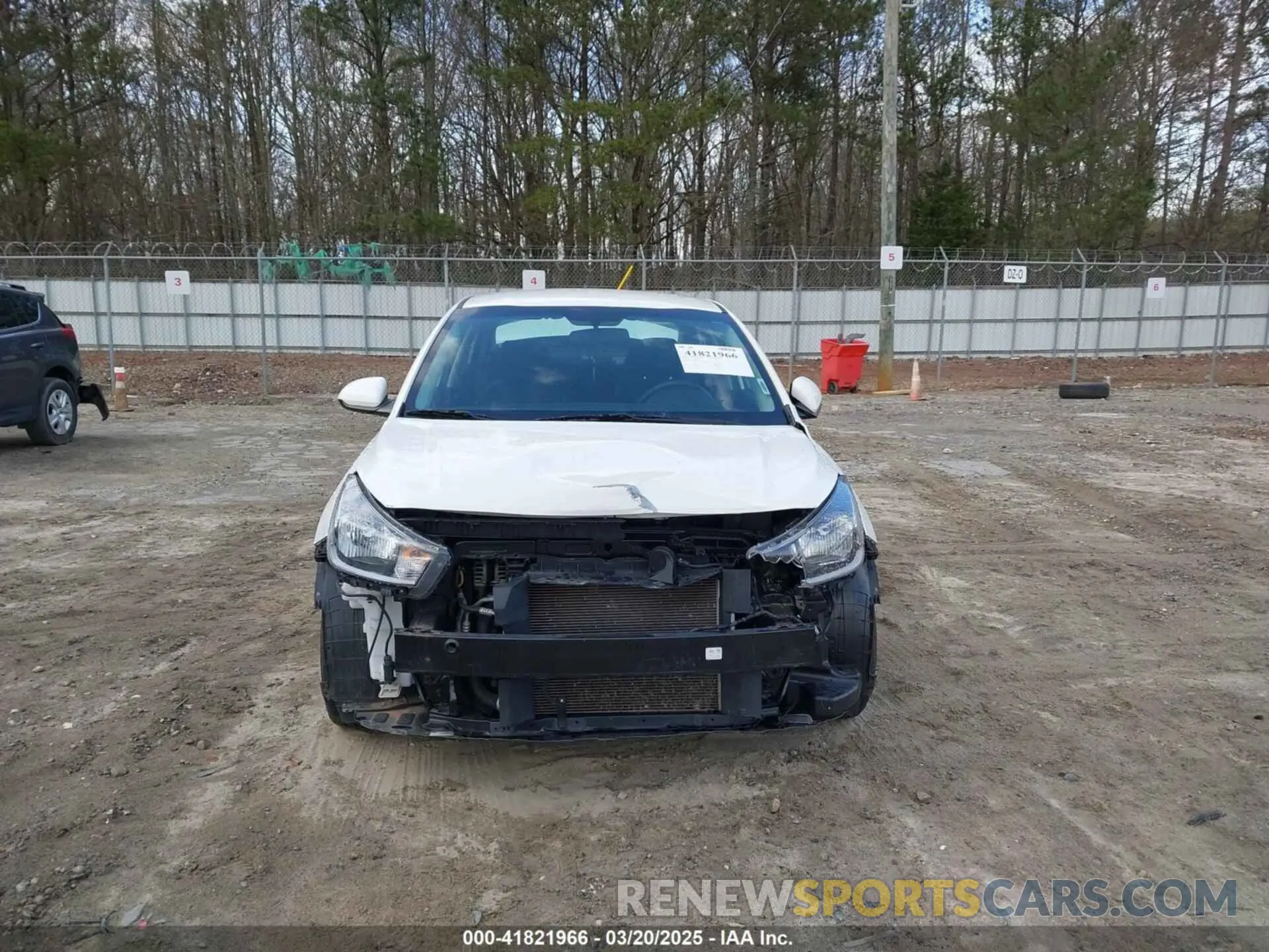 13 Photograph of a damaged car 3KPA24AD6LE346606 KIA RIO 2020