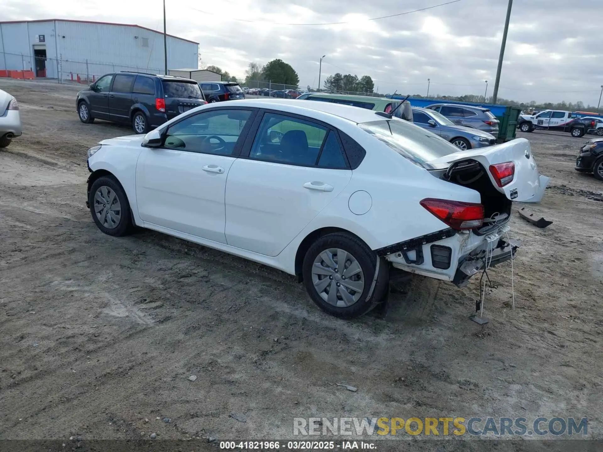 3 Photograph of a damaged car 3KPA24AD6LE346606 KIA RIO 2020