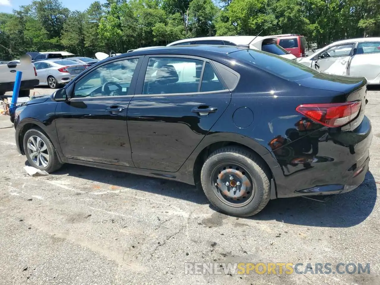 2 Photograph of a damaged car 3KPA24AD7LE260897 KIA RIO 2020