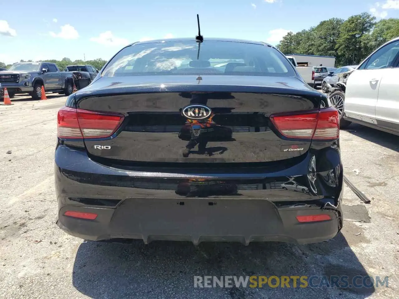 6 Photograph of a damaged car 3KPA24AD7LE260897 KIA RIO 2020