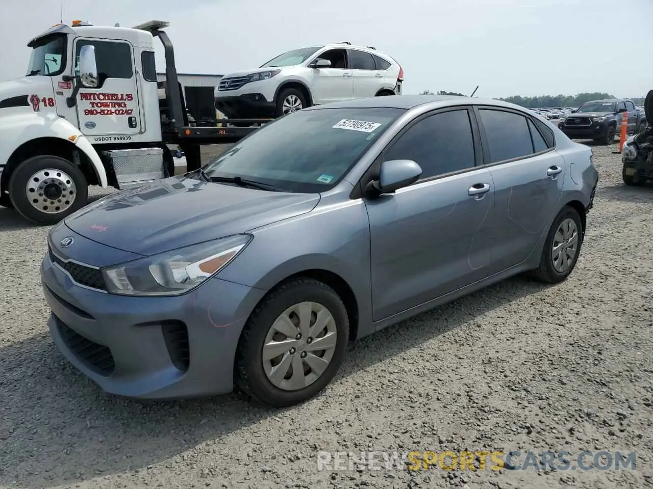 1 Photograph of a damaged car 3KPA24AD7LE278543 KIA RIO 2020
